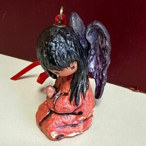 Vintage 1990 Goebel Ted DeGrazia Native American Angel Ornament 6th Ed